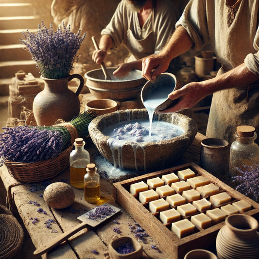 Reviving Ancient Traditions: The Luxurious Craft of Lavender Vanilla Cold-Process Soap