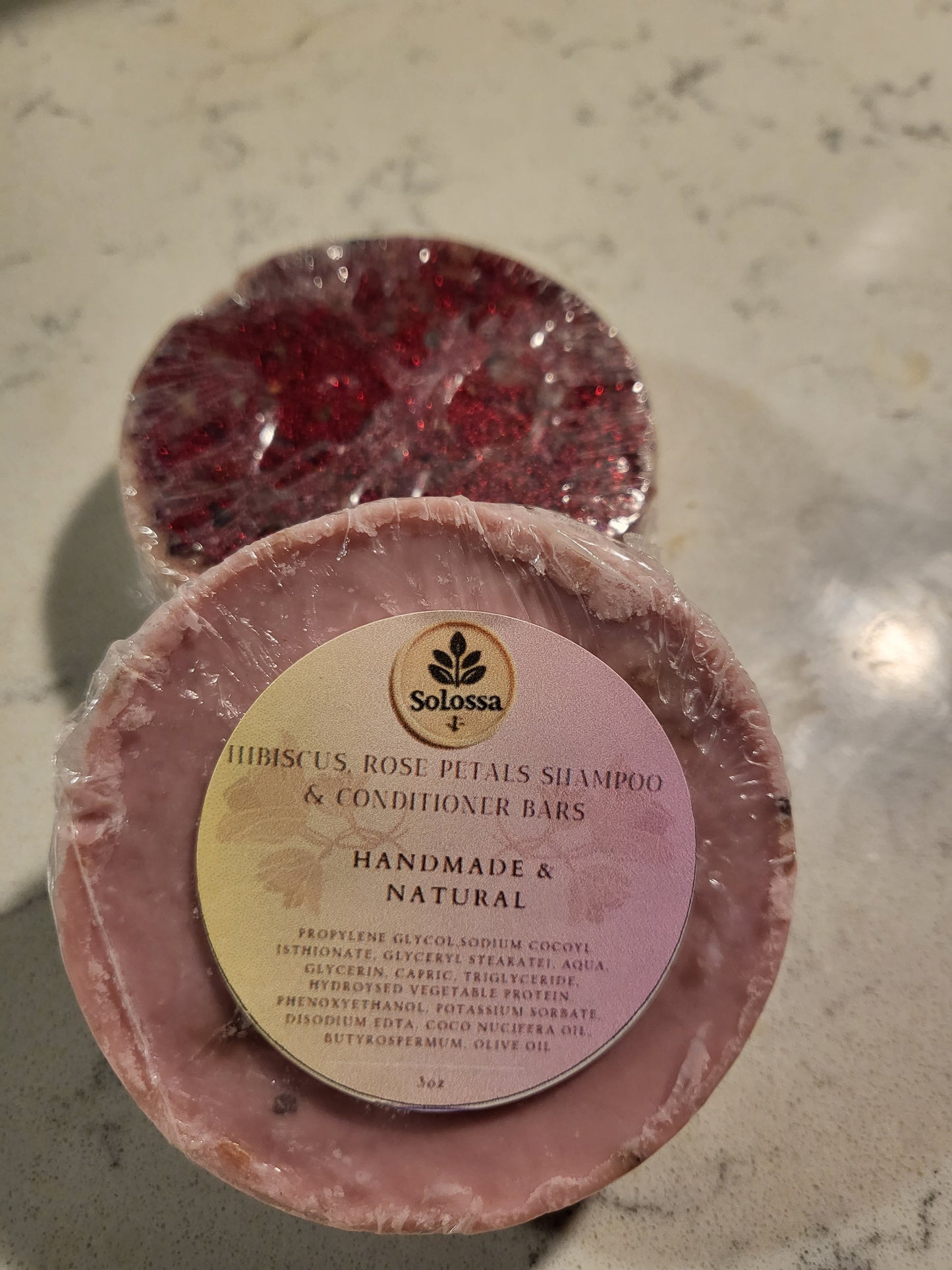 Hibiscus Rose Petals Conditioner Bar