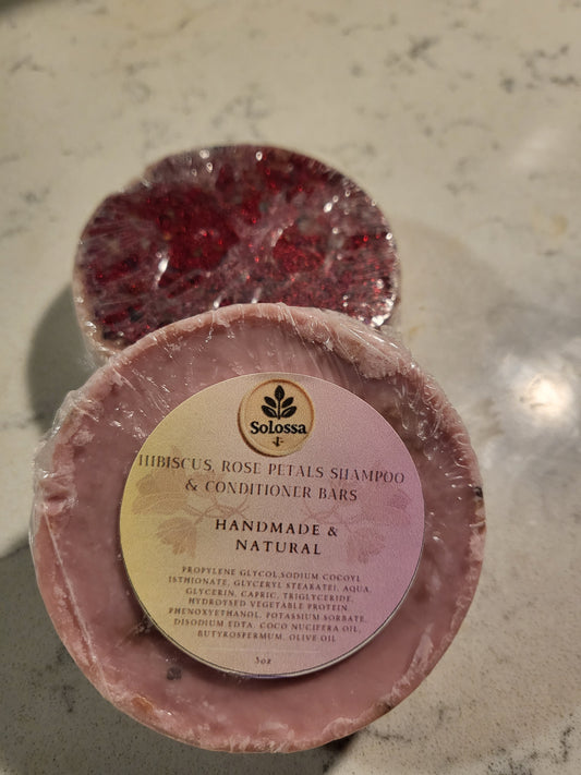 Hibiscus Rose Petals Conditioner Bar