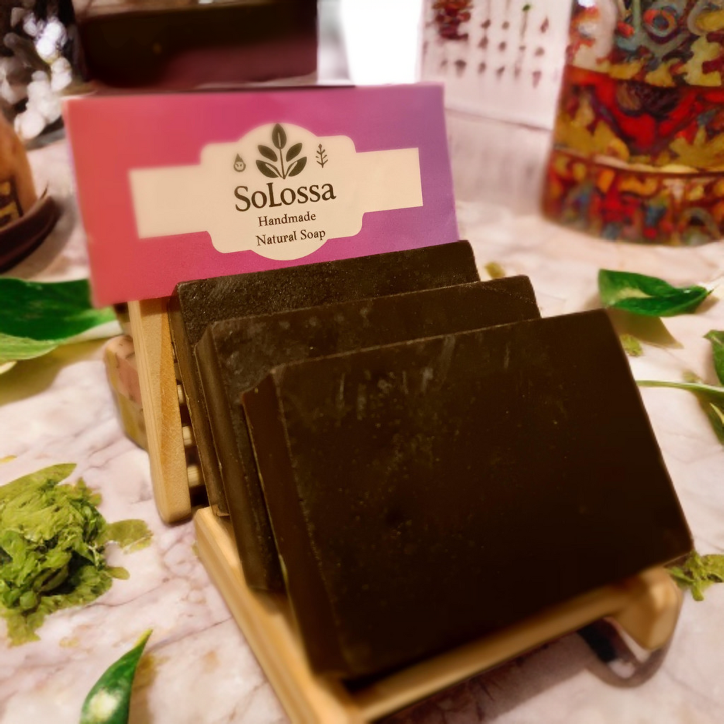 Emerald Serenity Bar Soap with Matcha