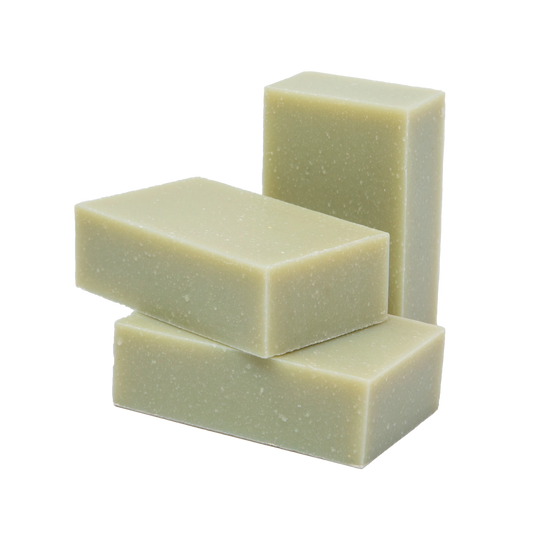 Nourishing Green Clay Homemade Soap Bar with Rosemary and Tea Tree for Radiant Skin